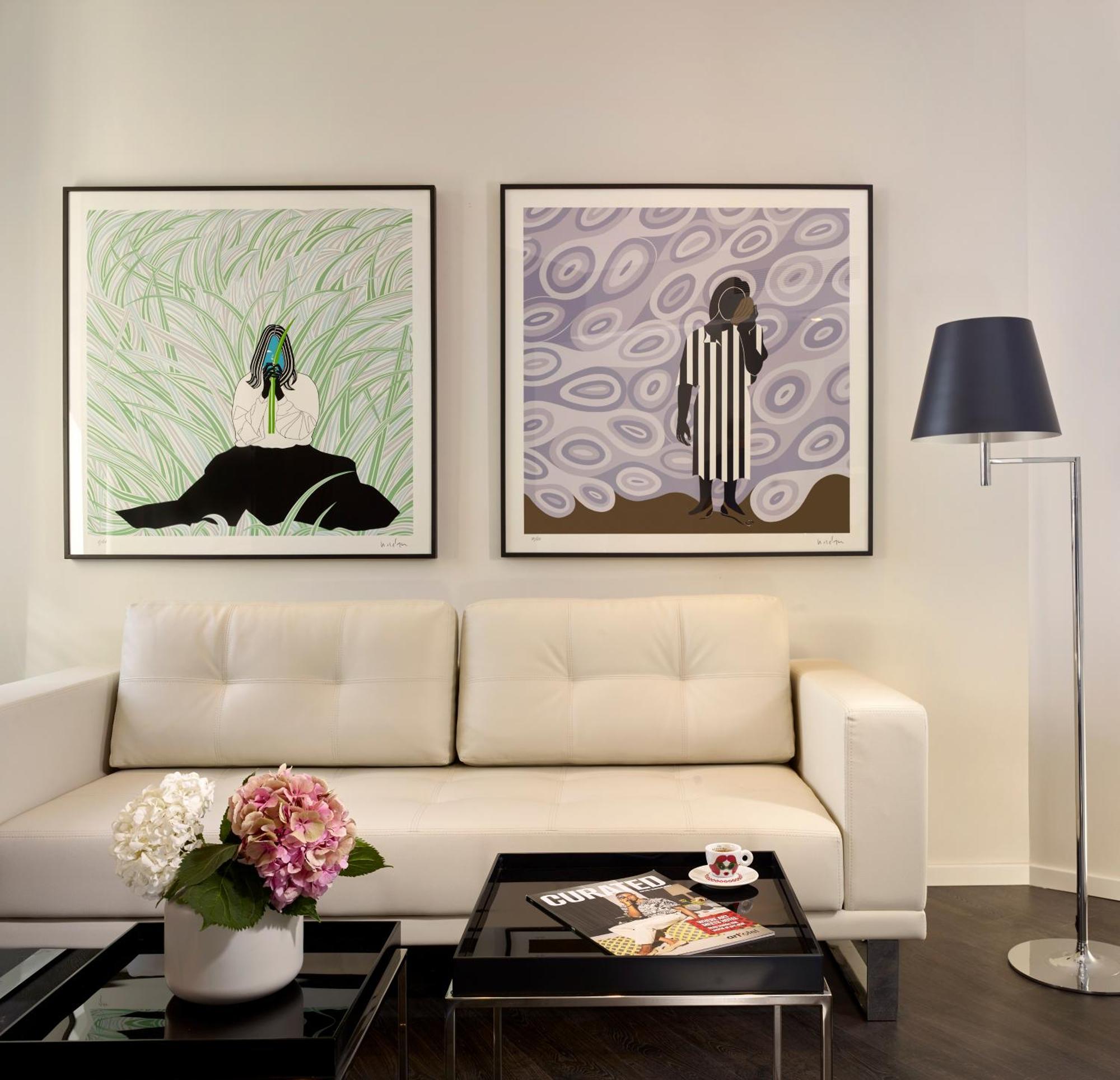 Art'Otel Zagreb, Powered By Radisson Hotels Dış mekan fotoğraf A living room with a sofa